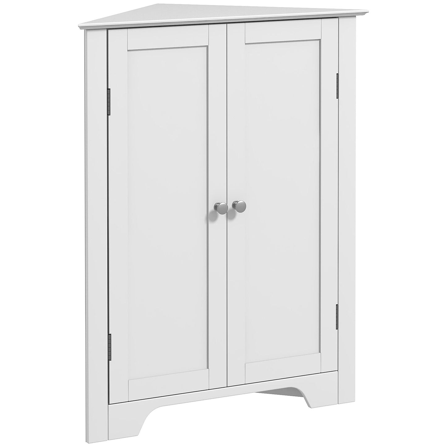 Corner Bathroom Cabinet Freestanding Bathroom Storage Unit W/ Adjustable Shelf