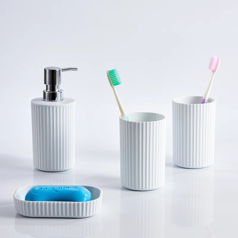 Carletha Bathroom Accessory Set