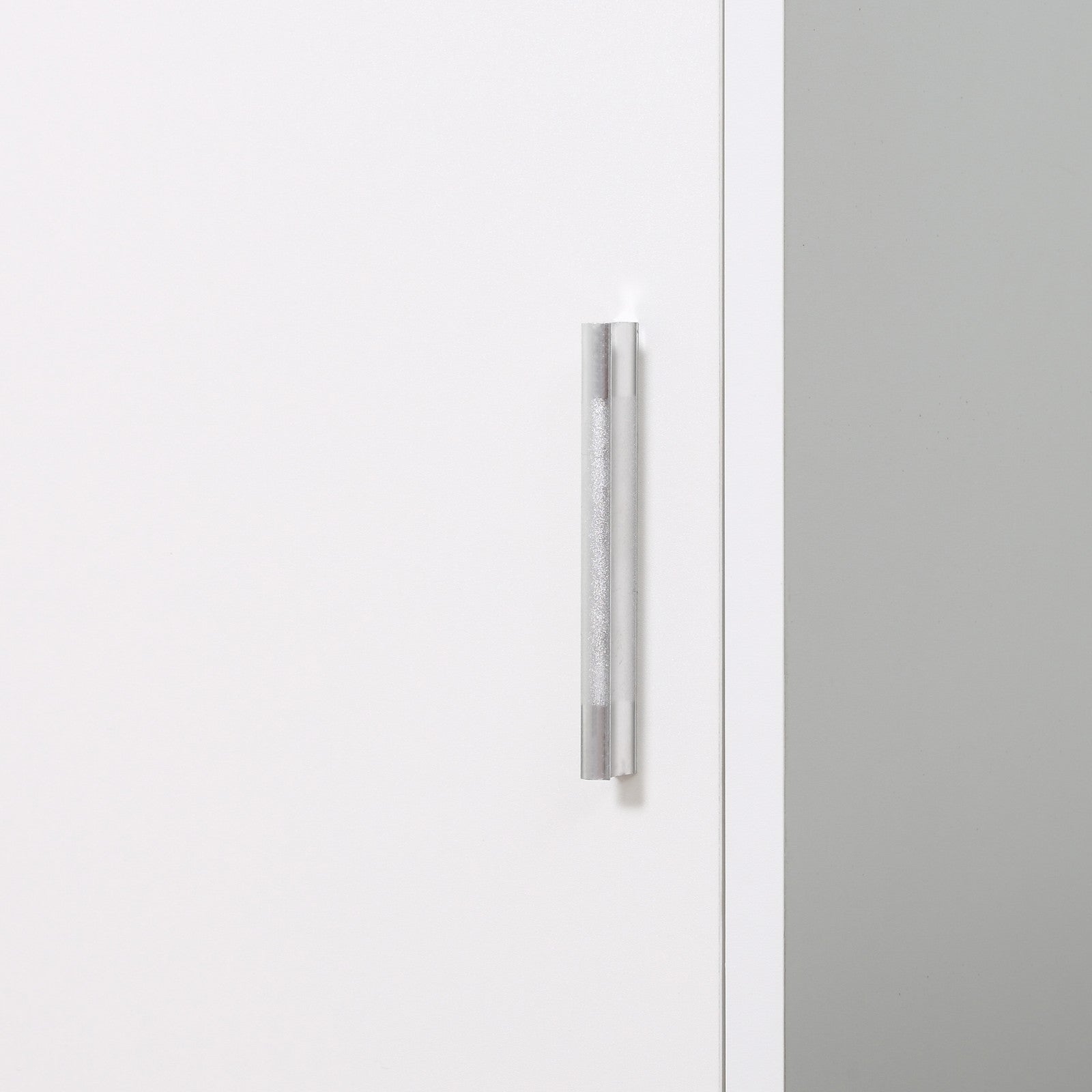 Tall Mirrored Bathroom Cabinet Bathroom Storage Cupboard Tallboy Unit White